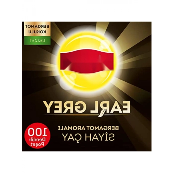 Bergamot Aromalı Siyah Çay 100lü Paket