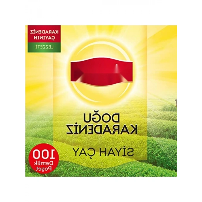 Bergamot Aromalı Siyah Çay - 100lü Süzen Poşet