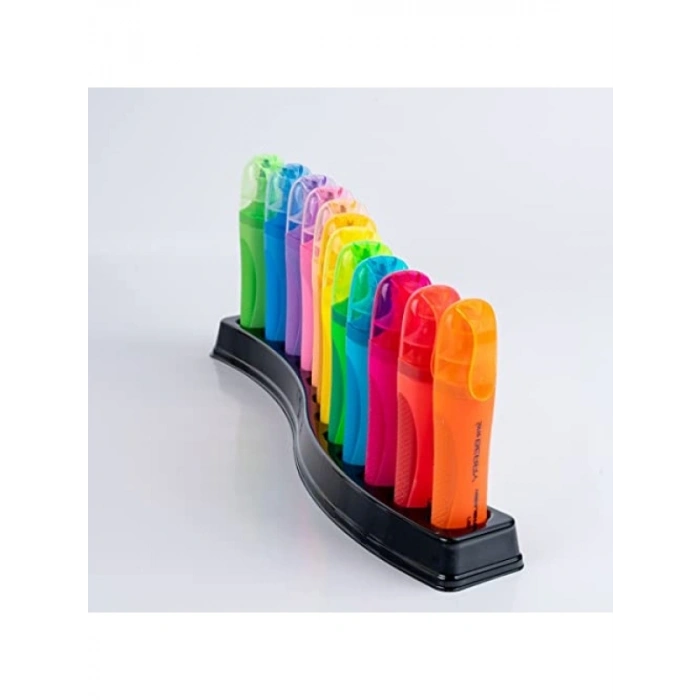 Berry Fosforlu Kalem Seti, 12 Renkli ve Ergonomik