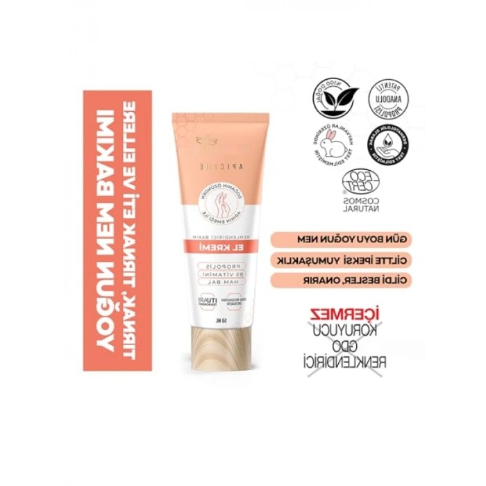 Besleyici El Kremi - 50 ml, Propolis ve Bitkisel Yağlar İçerir