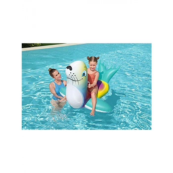 Bestway 62 x 45/1.57m x 1.14m Flash n Splash Seal Ride–On