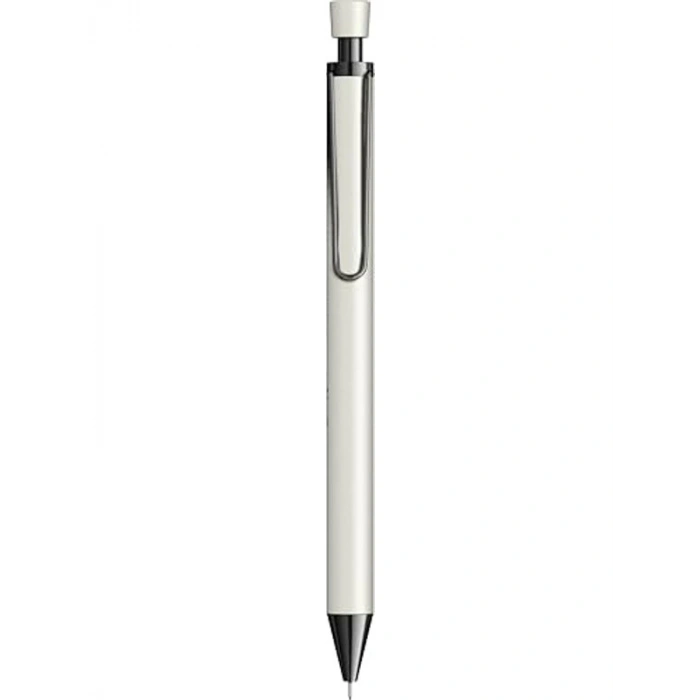 Beyaz 0.5 mm Metal Versatil Kalem, Şık Tasarım