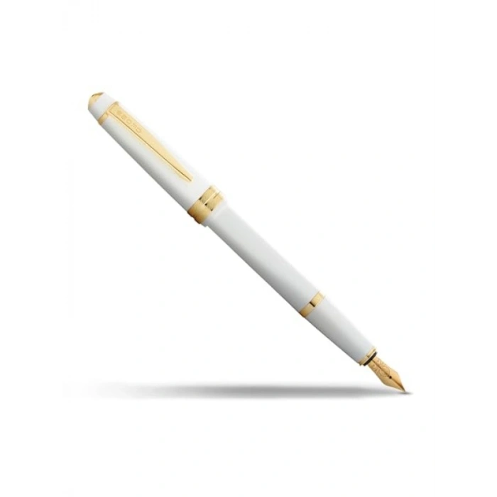Beyaz Altın Detaylı Dolmakalem - M Uç