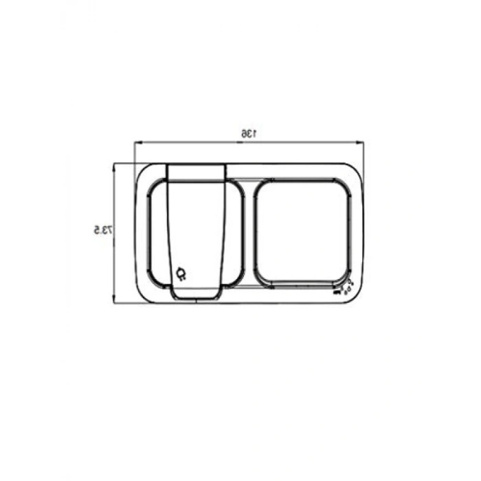 Beyaz Anahtar ve Topraklı Priz Kombini