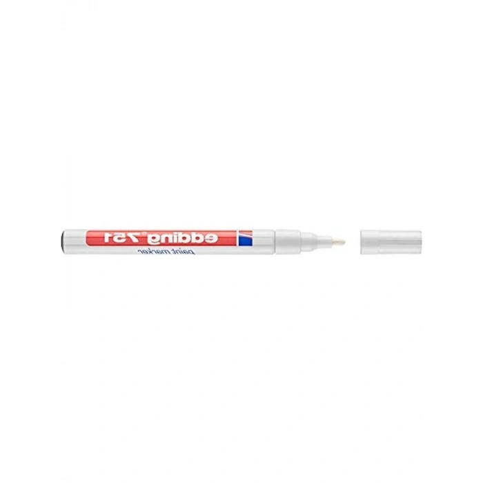 Beyaz Boya Kalemi, 1-2 mm Yuvarlak Uç, 1 Adet, Kaliteli Boyama İçin