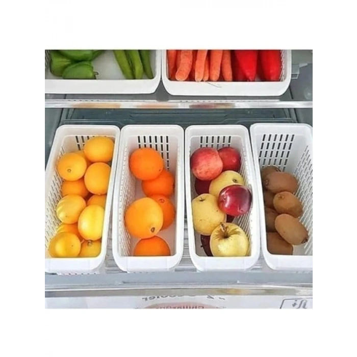 Beyaz Buzdolabı Düzenleyici - 4’lü Set