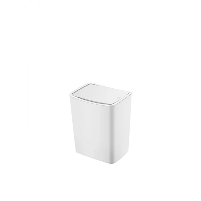 Beyaz Çöp Kovası, 4 LT Kapasite ile Kullanışlı
