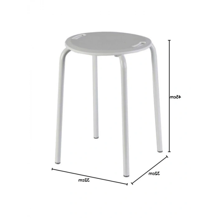 Beyaz Demir Tabure, M-KV18-01 Modeli