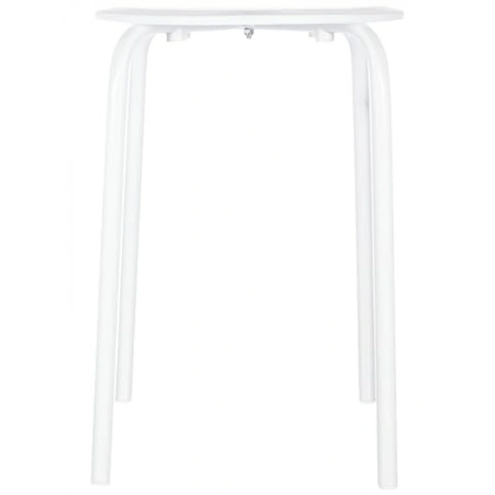 Beyaz Demir Tabure, Şık ve Dayanıklı Tasarım