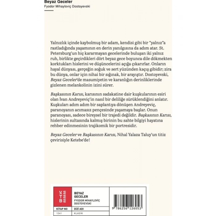 Beyaz Geceler - Fyodor Mihayloviç Dostoyevski