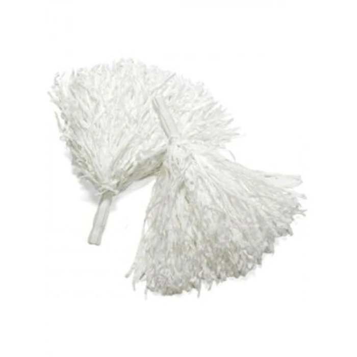 Beyaz Gösteri Ponponu - 1 Çift