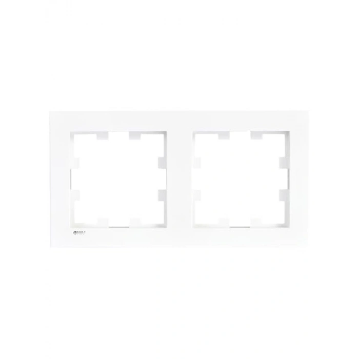 Beyaz İkili Çerçeve - Dayanıklı Malzeme