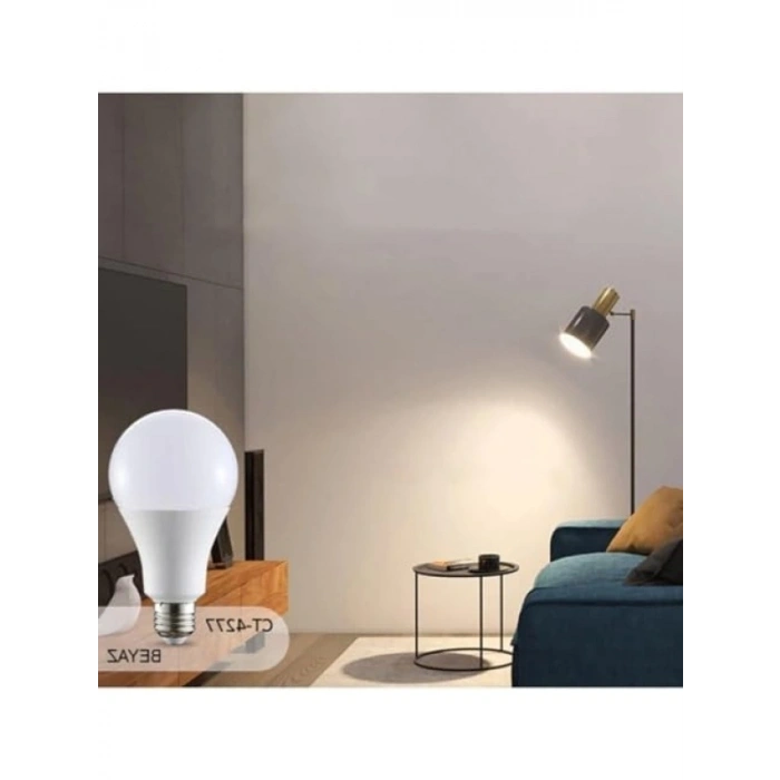 Beyaz Işık LED Ampul - 9 W, 730 lm - 10lu Paket