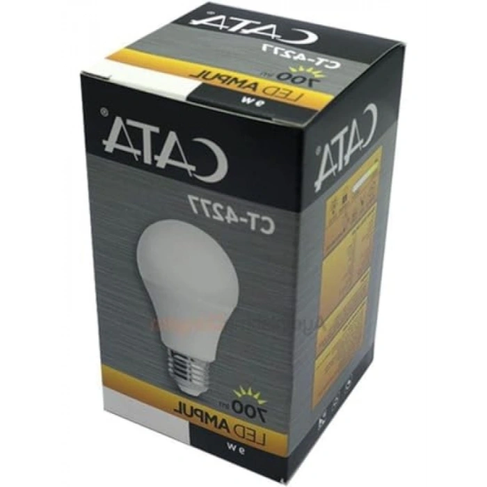 Beyaz Işık LED Ampul - 9 W, 730 lm - 10lu Paket