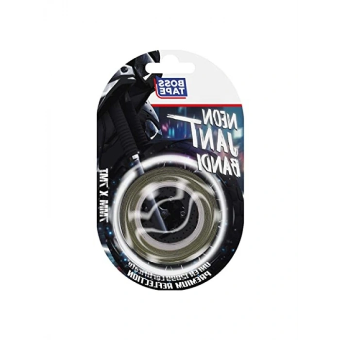 Beyaz Jant Bandı - UNI EN12899 Sertifikalı (7mm x 7mt)