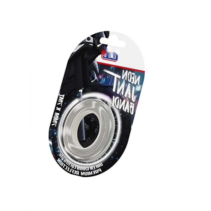 Beyaz Jant Bandı - UNI EN12899 Sertifikalı (7mm x 7mt)