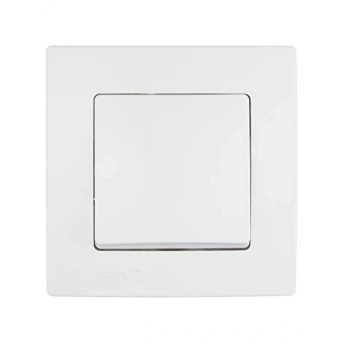 Beyaz Kare Anahtar - 250V 10AX