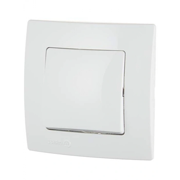 Beyaz Kare Anahtar - 250V 10AX
