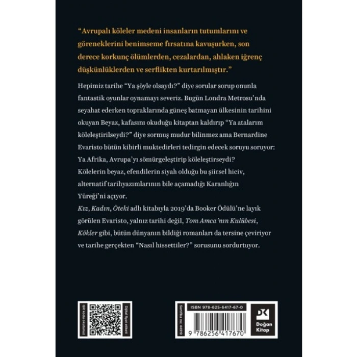 Beyaz Köle - Bernardine Evaristo