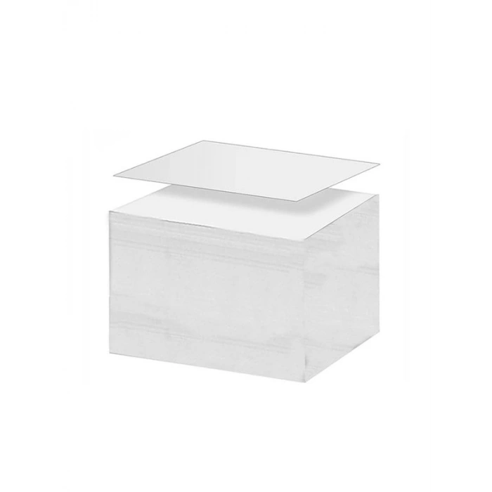 Beyaz Küp Not Kağıdı Yedeği, 500lü Paket, 9.5x9.5 cm