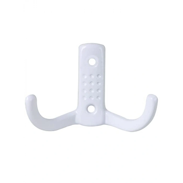 Beyaz Metal Duvar Askısı, Elbise Askılığı
