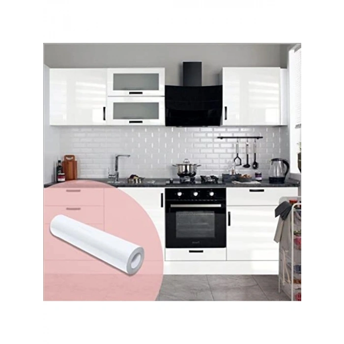 Beyaz Mobilya Kaplama Folyosu, 61 cm Genişlikte