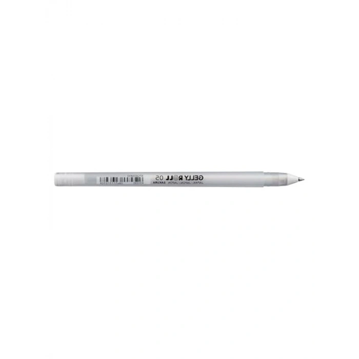 Beyaz Orta Kalın Uçlu Gelly Roll Kalemi, 0.4 mm