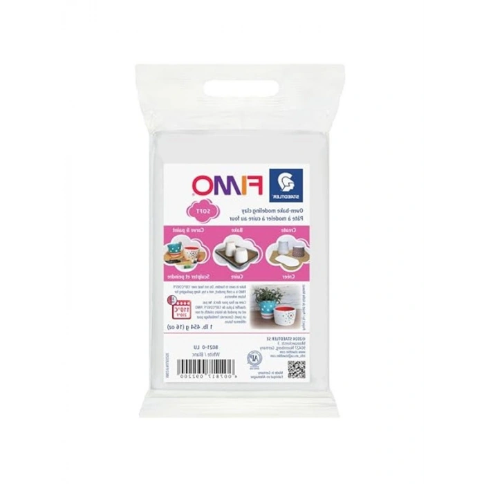 Beyaz Polimer Kil, Fimo Soft 454g ile Yaratıcı Sanat Çalışmaları