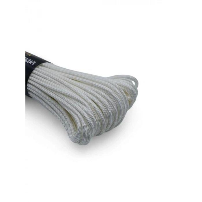 Beyaz Renk Paracord İp 30 Metre ile Çok Amaçlı Kullanım