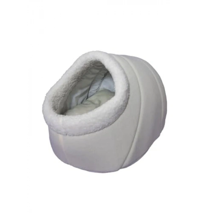 Beyaz Renkli Alaska Kedi Evi, 40 x 40 cm