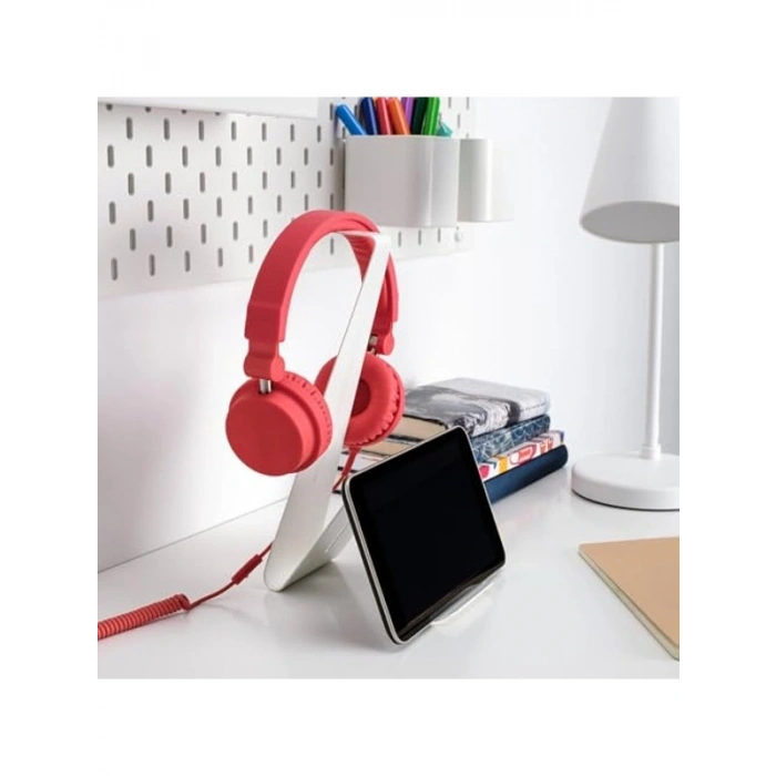 Beyaz Renkli Kulaklık ve Tablet Standı, Kullanışlı