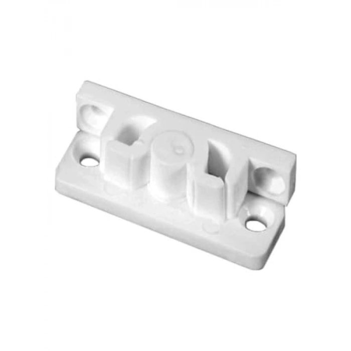 Beyaz Sineklik Çıt Çıt Seti - 12 Adet, Akıllı Montaj Vidalı