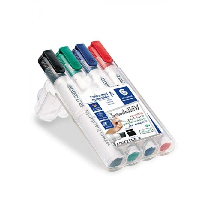 Beyaz Tahta Markörü, Kesik Uçlu, 4lü Set