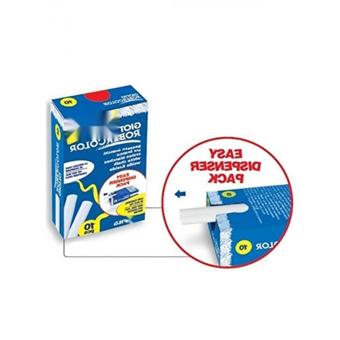 Beyaz Tebeşir Seti - 10 Adet