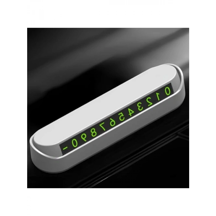 Beyaz Telefon Numaratörü Araba Torpido Üstü