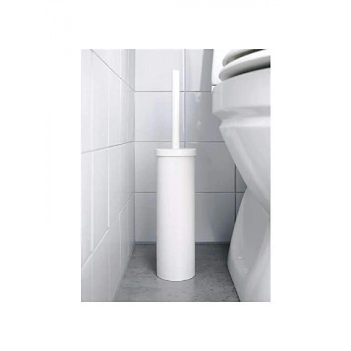 Beyaz Tuvalet Fırçası (48 cm Uzunluk - 9,7 cm Çap)