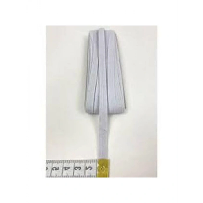 Beyaz Yassı Don Lastiği - 1 cm