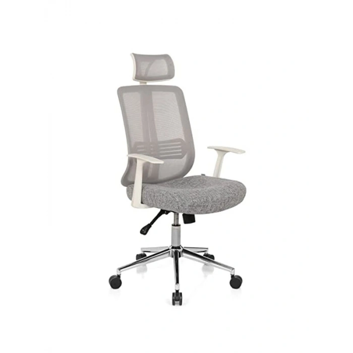 Beyaz Yönetici Koltuğu, Ofis İçin Ergonomik Tasarım