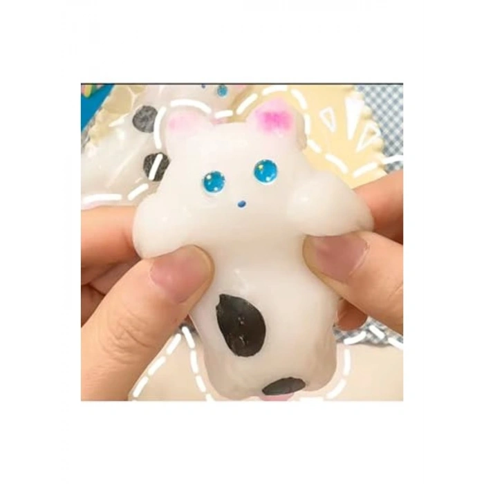 Beyaz Yumuşak Squishy Stres Oyuncak, Kedi Pati Tasarımı