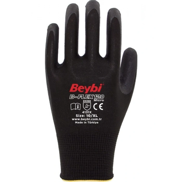 Beybi B-FLEX120 Micro Köpük Nitril Eldiven 12 Çift