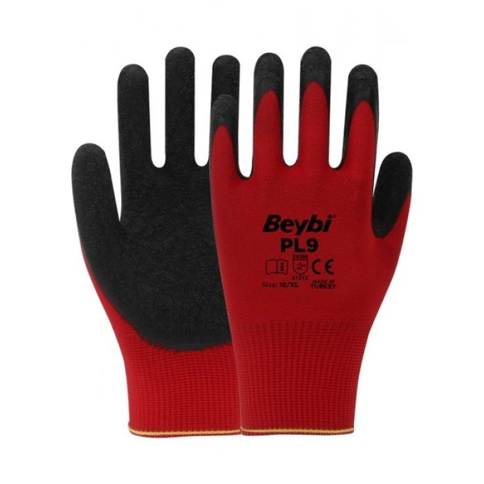 Beybi Beybi Pl9 10 Beden 12 Çift Örme Lateks Eldiven