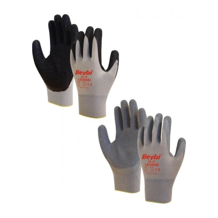 Beybi Pl 17 Legend Polyester Örme Lateks Kaplı Eldiven