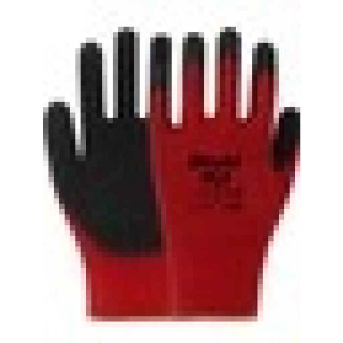 Beybi Pl9 Camcı Polyester Örme Lateks Işçi Eldiveni 12 Çift 10 Numara Pl9 12