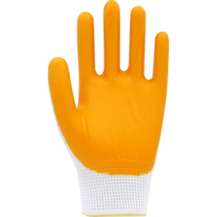 Beybi Pn7 Polyester Örme Nitril Usta Eldiven Sarı Koli (288 Çift)