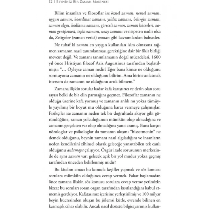 Beyniniz Bir Zaman Makinesi - Dean Buonomano