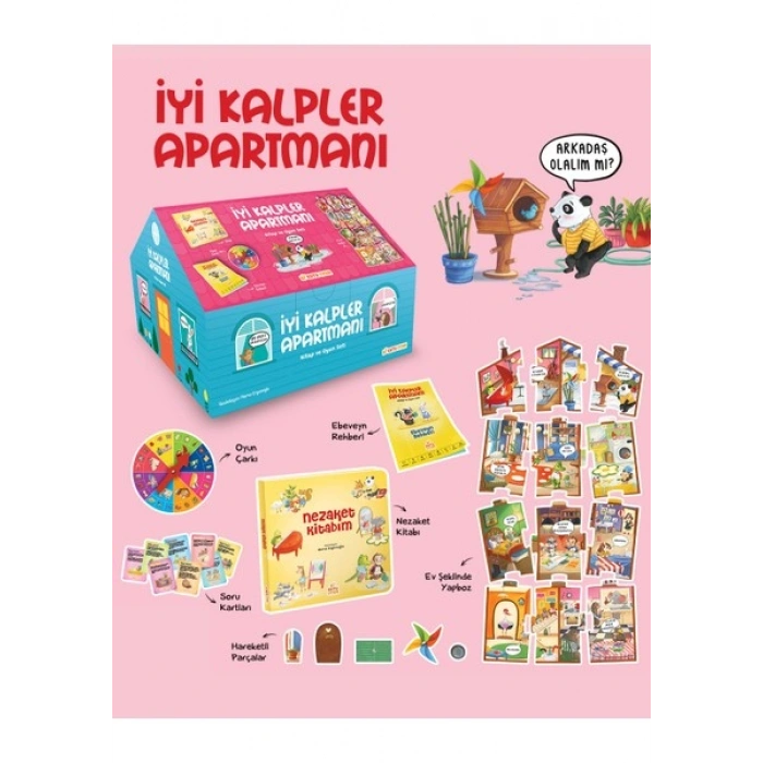 Bi Kutu Oyun İyi Kalpler Apartmanı Kitap ve Oyun Seti