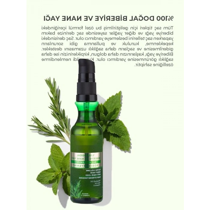 Biberiye Özlü Saç Bakım Yağı 75 ml