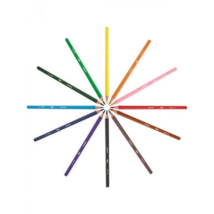 BIC 968491 Kuru Boya Kalemi, 36lı Metal Kutu