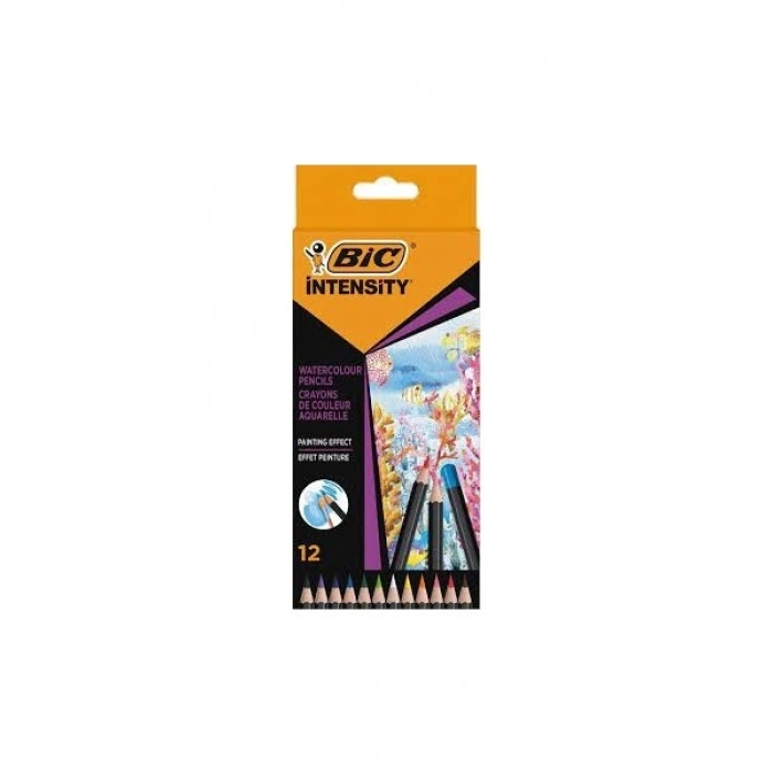 Bic Intensity Aquacolor Sulandırılabilir Kalem Seti 12 Renk
