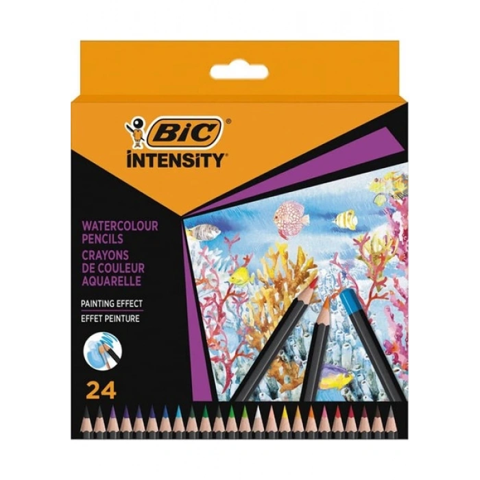 Bic Intensity Aquacouleur Kuru Sulu Boya Kalemi 24 Renk
